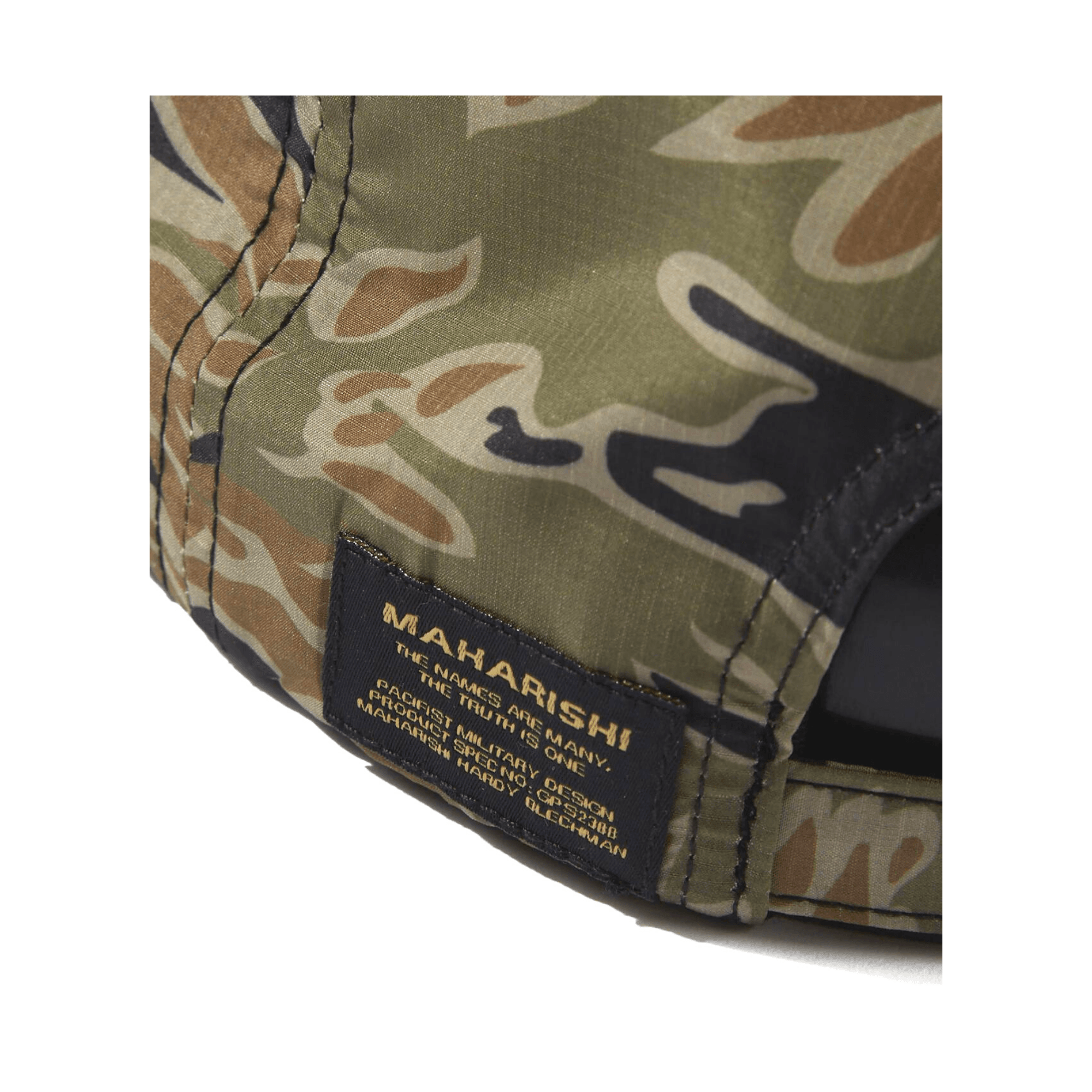 Maharishi Recycled Ripstop 6 Panel Cap - Camo
