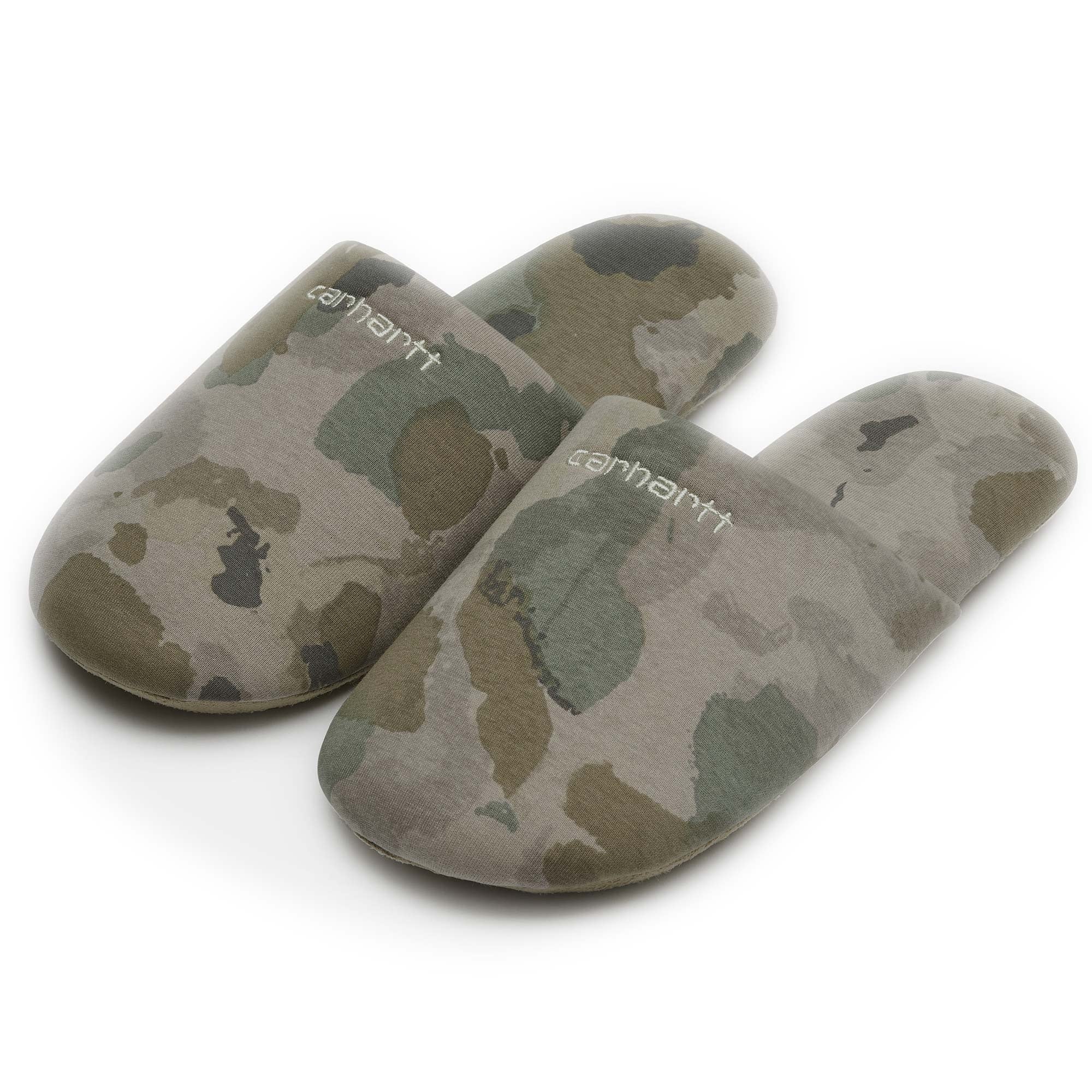 Carhartt WIP Script Embroidery Slippers - Camo