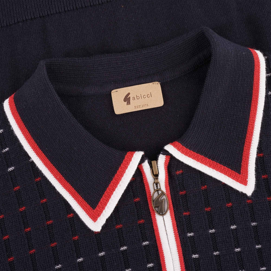 Gabicci Vintage Connery Polo Shirt - Navy