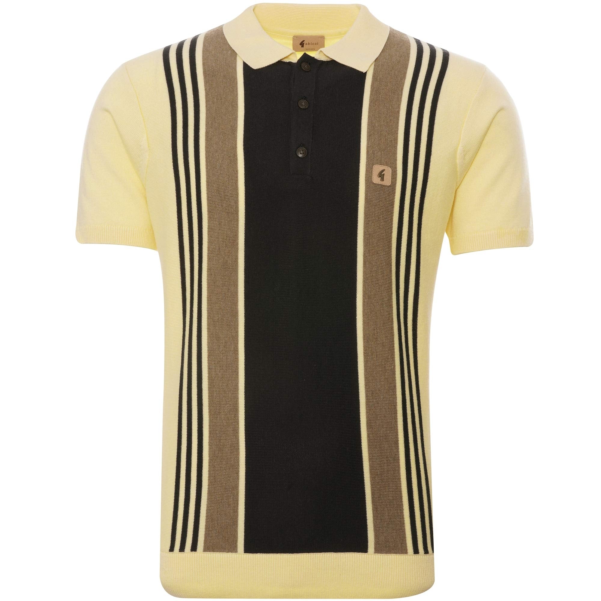 Gabicci Vintage Searle Polo Shirt - Vanilla