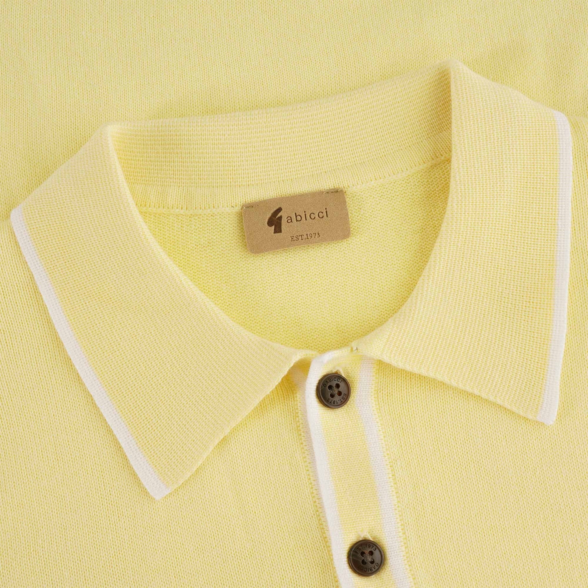 Gabicci Vintage Lineker Polo Shirt - Vanilla