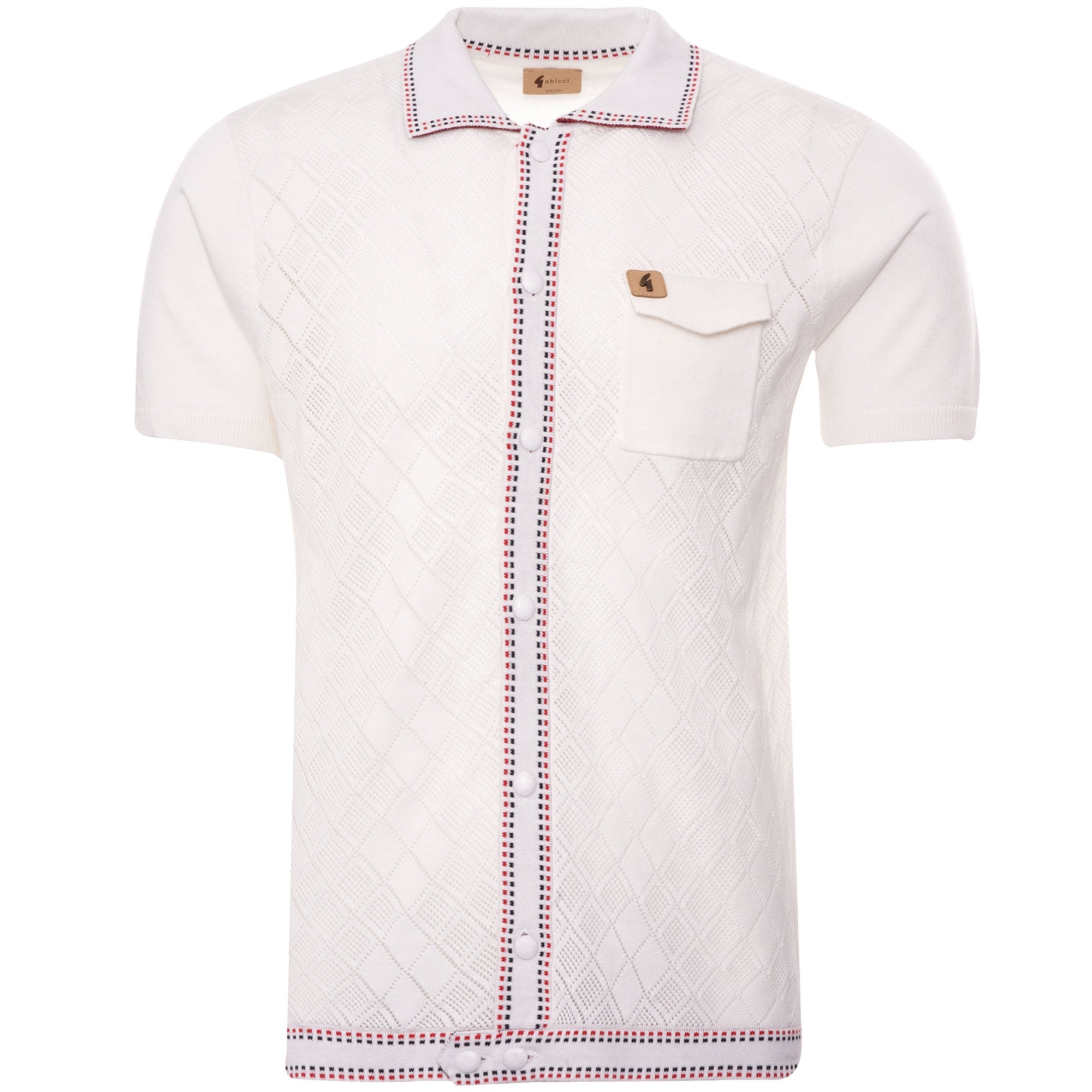 Gabicci Vintage Douglas Polo Shirt - White