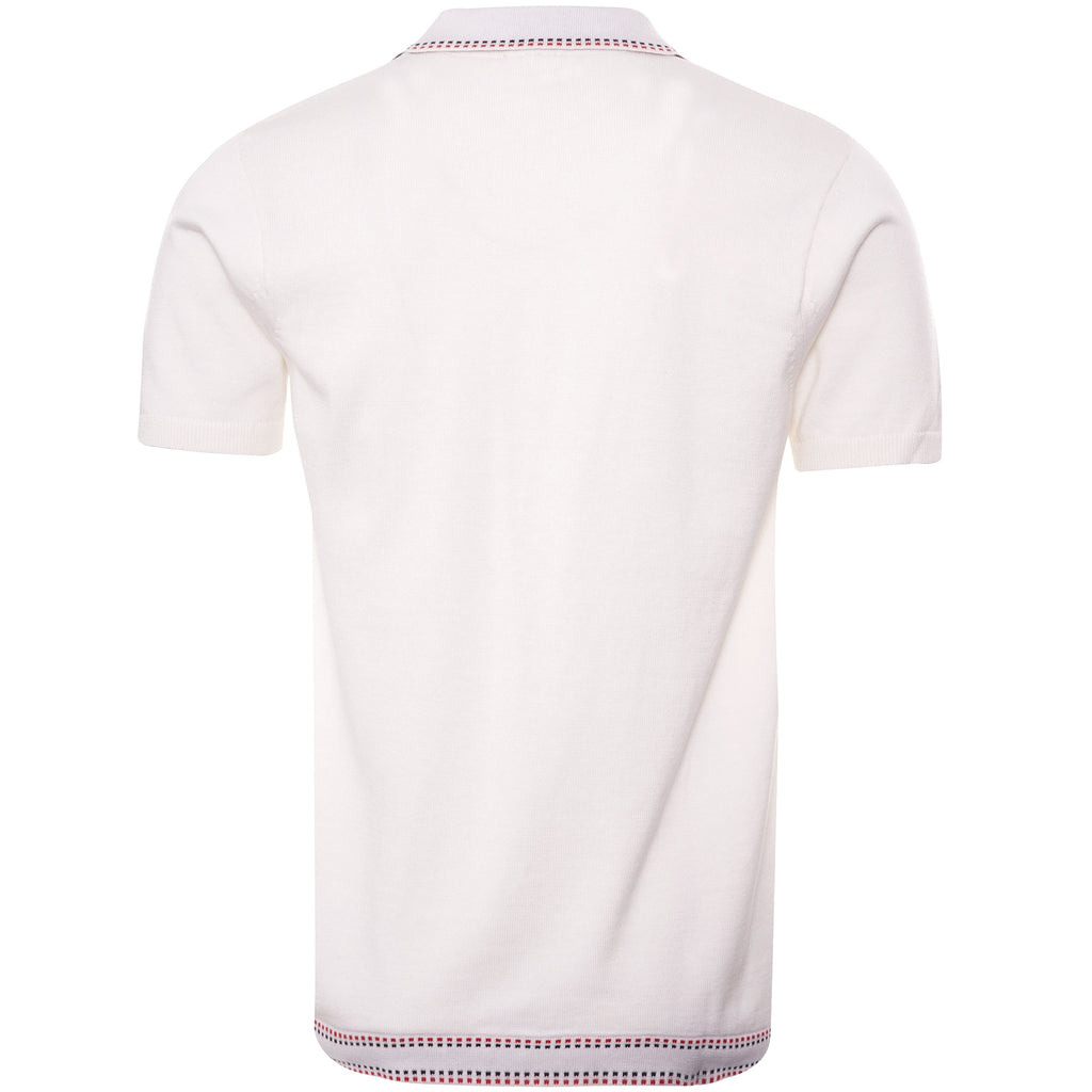 Gabicci Vintage Douglas Polo Shirt - White