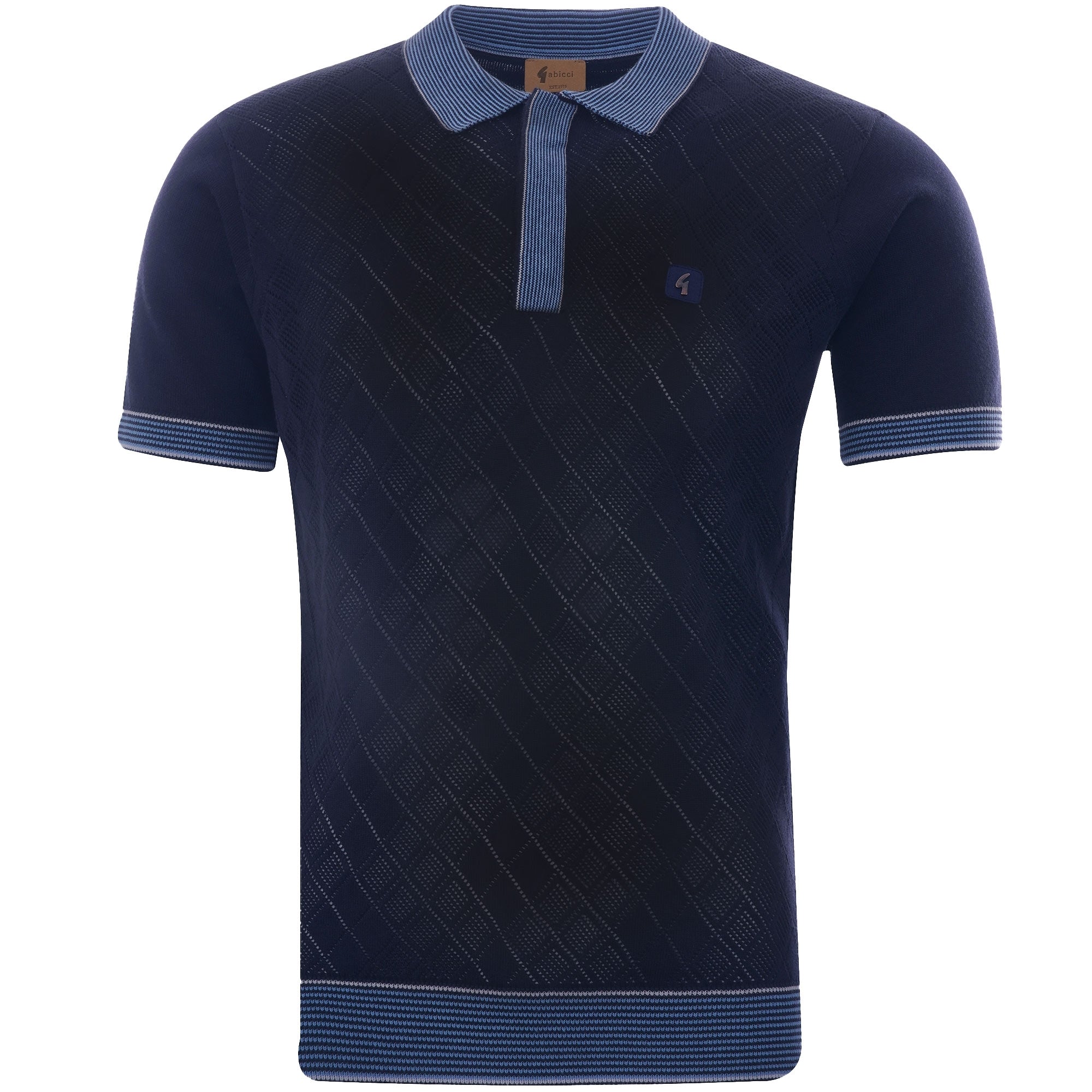 Gabicci Vintage Dafoe Polo Shirt - Navy