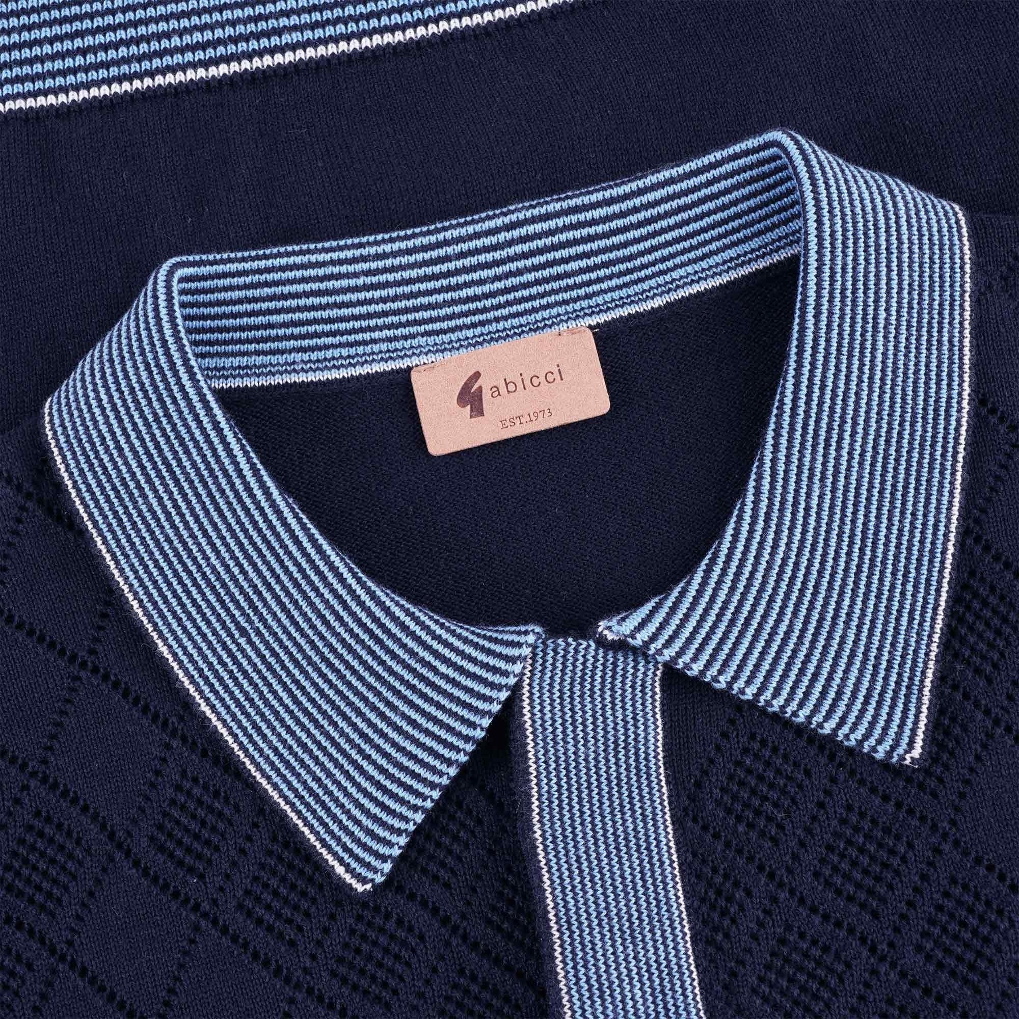 Gabicci Vintage Dafoe Polo Shirt - Navy