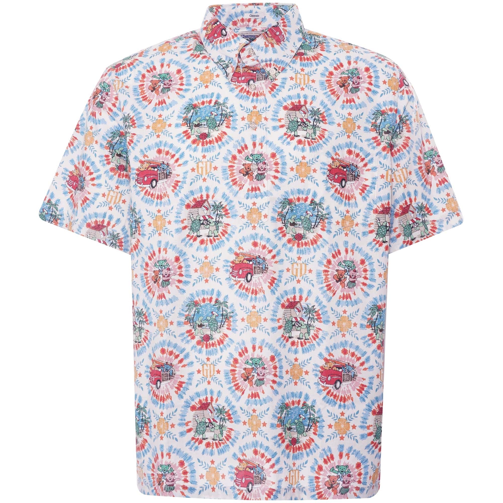 Reyn Spooner Grateful Dead Terrapins And Bears Shirt - Natural