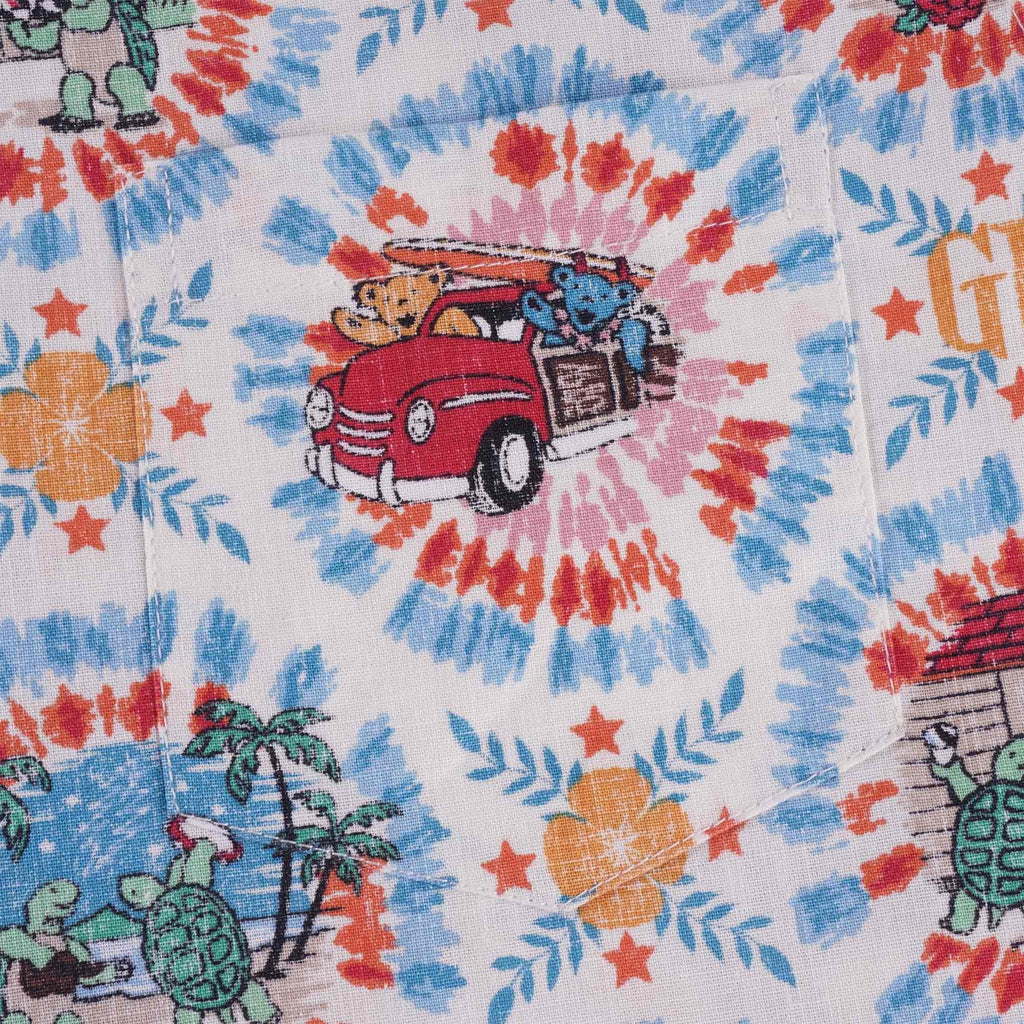Reyn Spooner Grateful Dead Terrapins And Bears Shirt - Natural