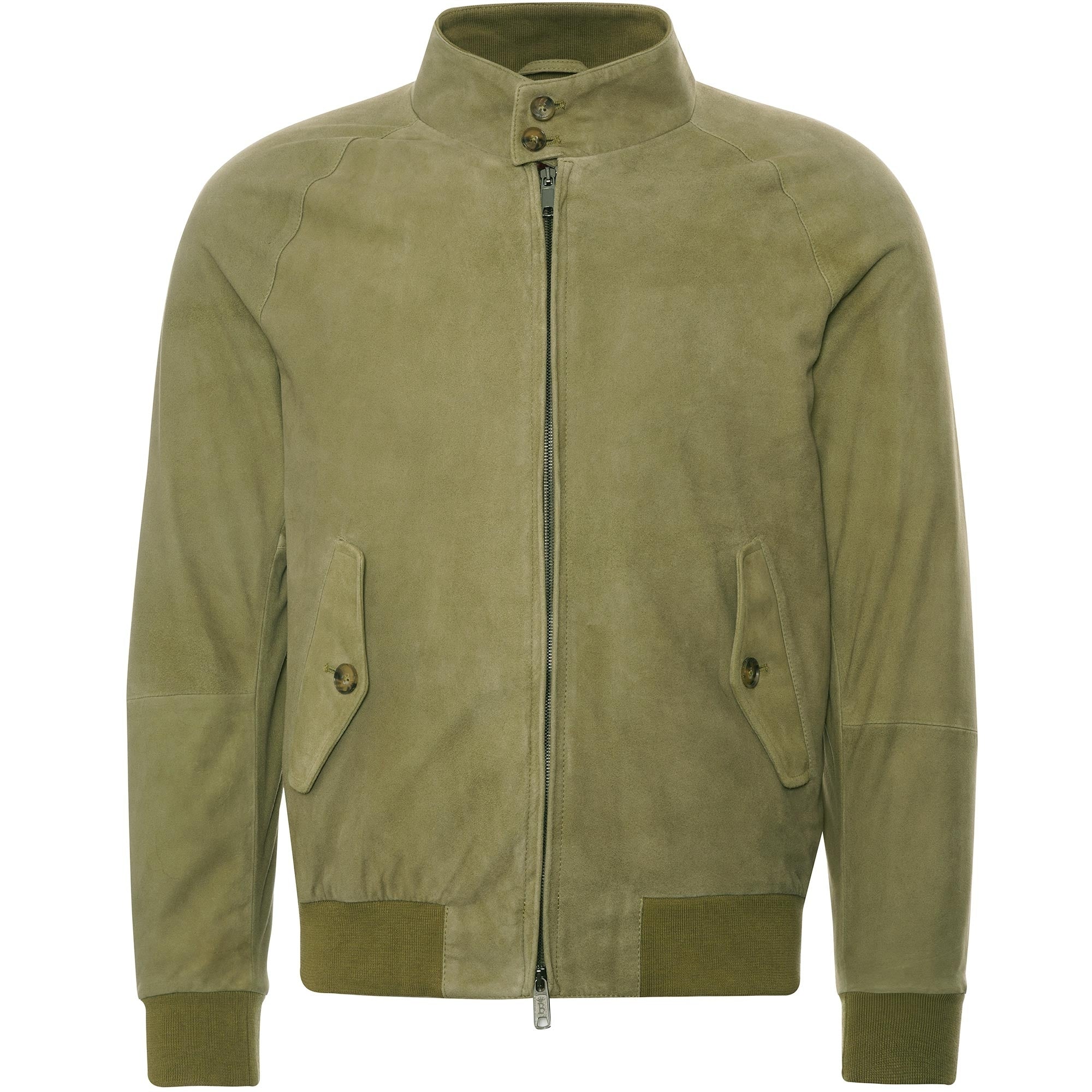 Baracuta G9 Suede Jacket - Army