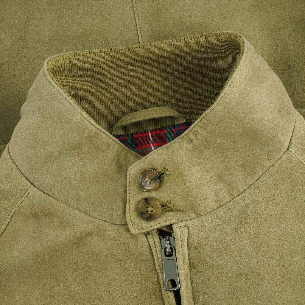 Baracuta G9 Suede Jacket - Army