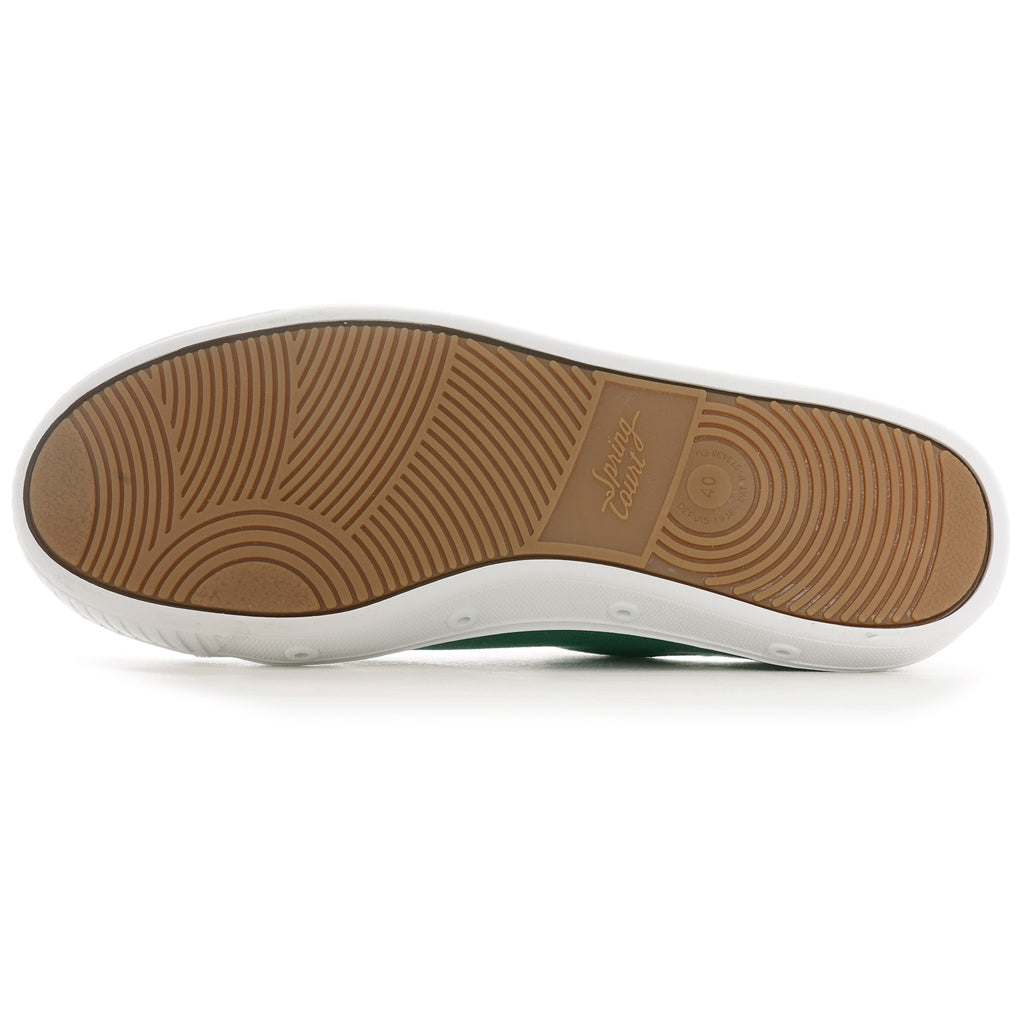 Spring Court G2 Organic Canvas Shoe - Pine Green