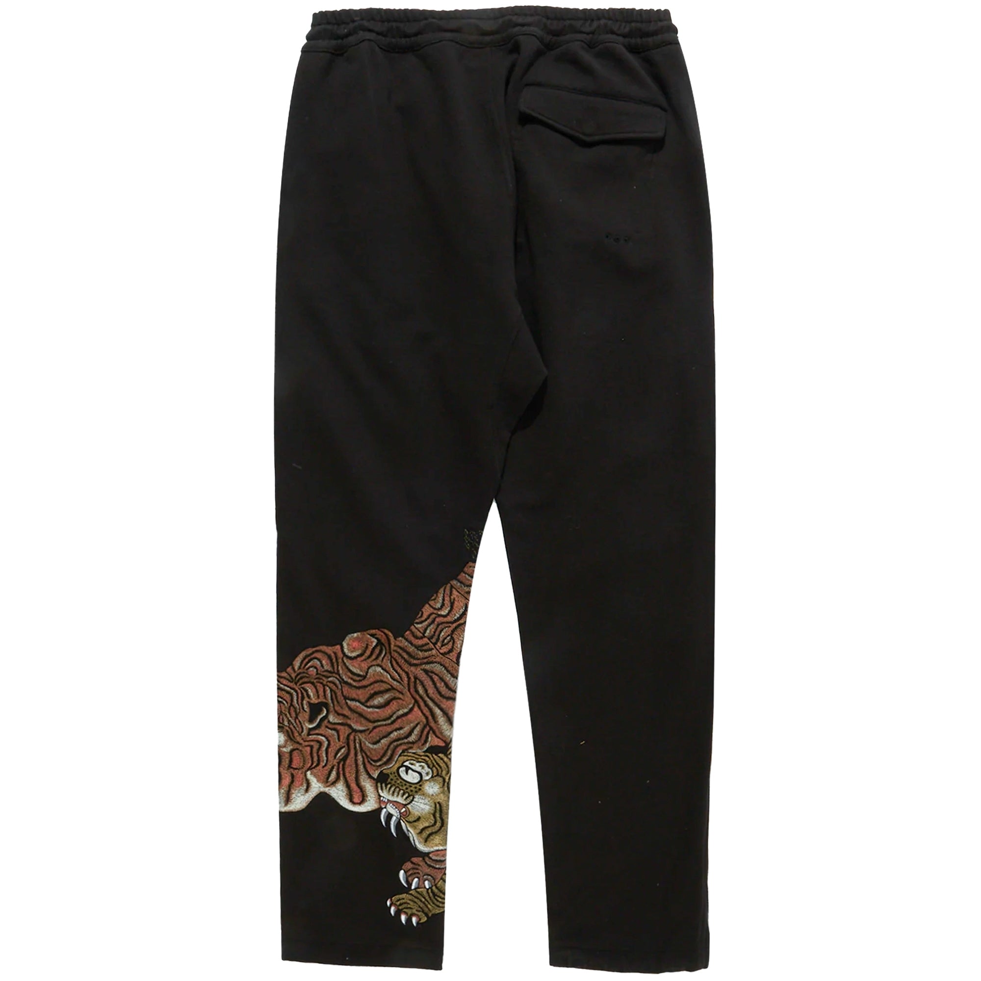 Maharishi Dragon & Tiger Embroidered Sweatpants - Black