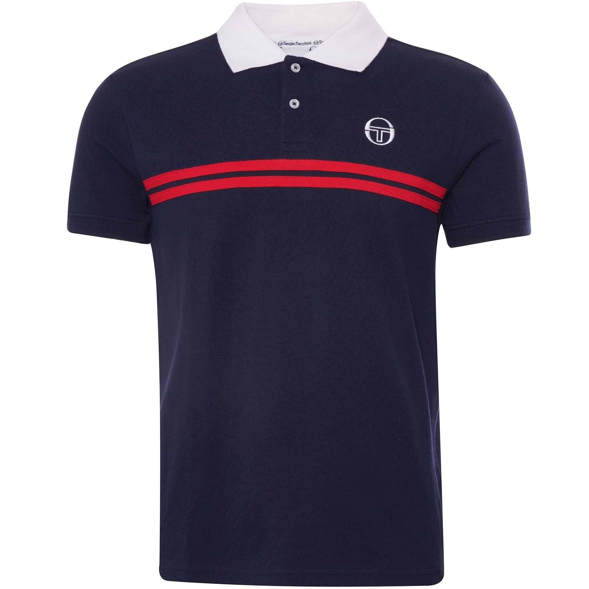 Sergio Tacchini Supermac Polo Shirt -Night Sky