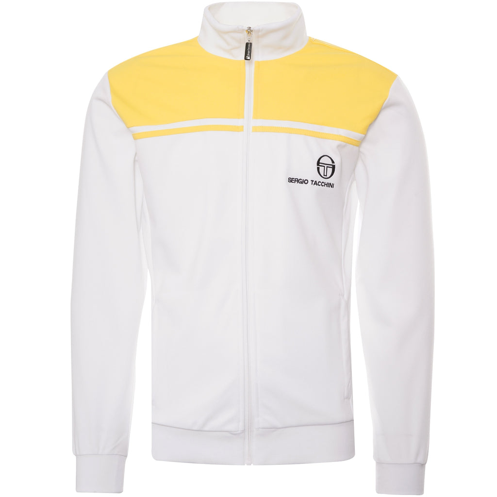 Sergio Tacchini New Young Track Top - White/Lemon Drop
