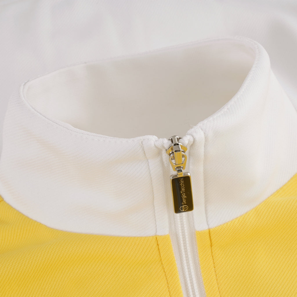 Sergio Tacchini New Young Track Top - White/Lemon Drop