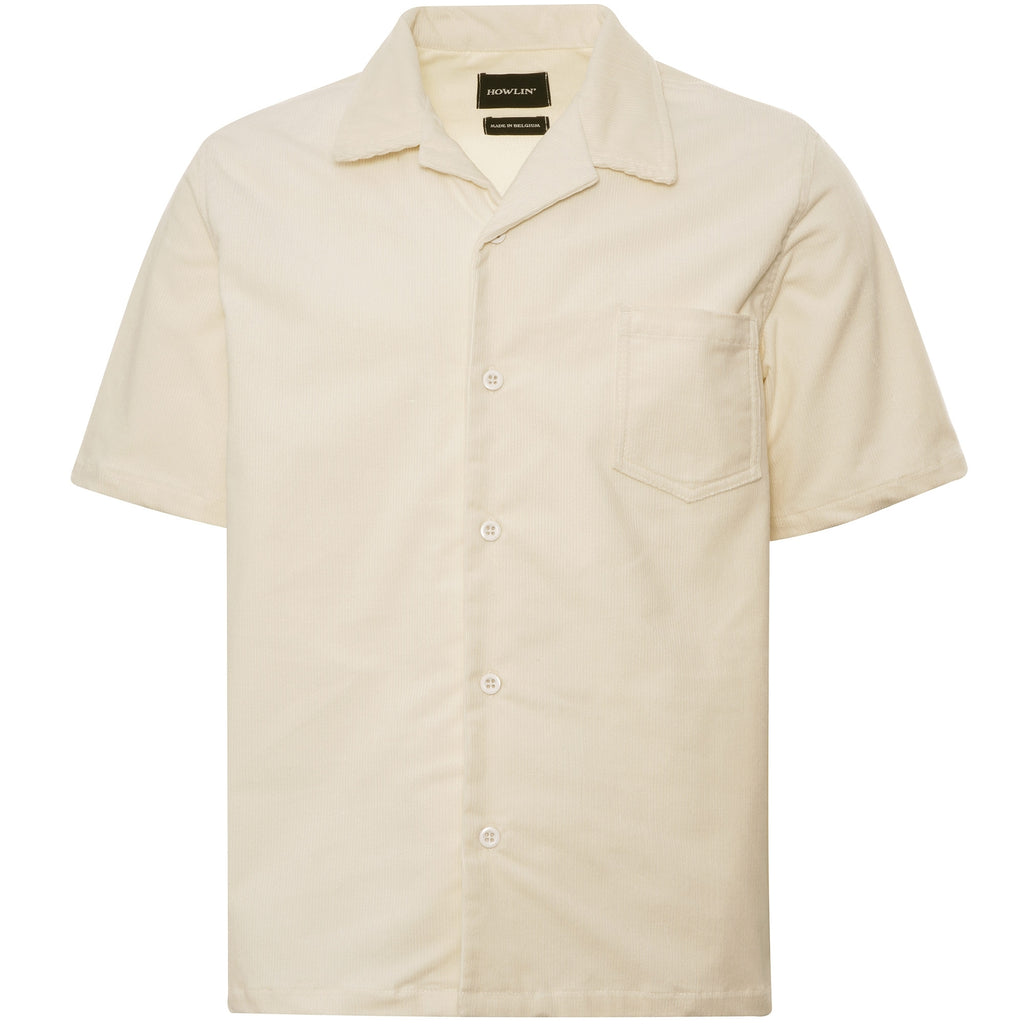 Howlin' Cocktail Shirt - Ecru Summer Corduroy