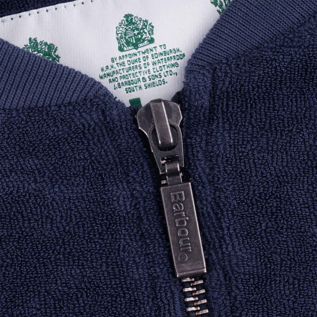 Barbour Yates Half Zip Sweatshirt - Navy