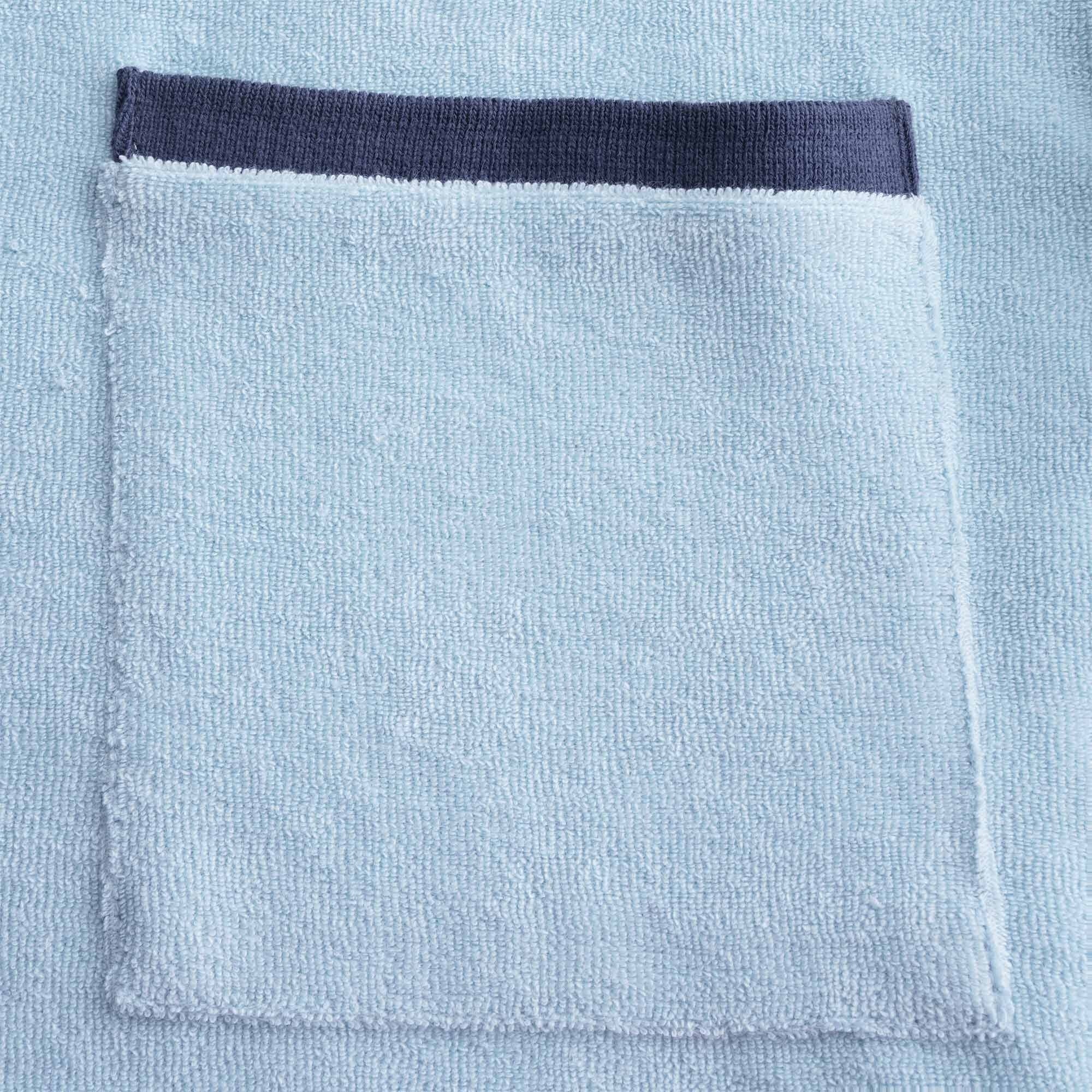 Fred Perry Reissues Towelling Polo Shirt - Fog Blue