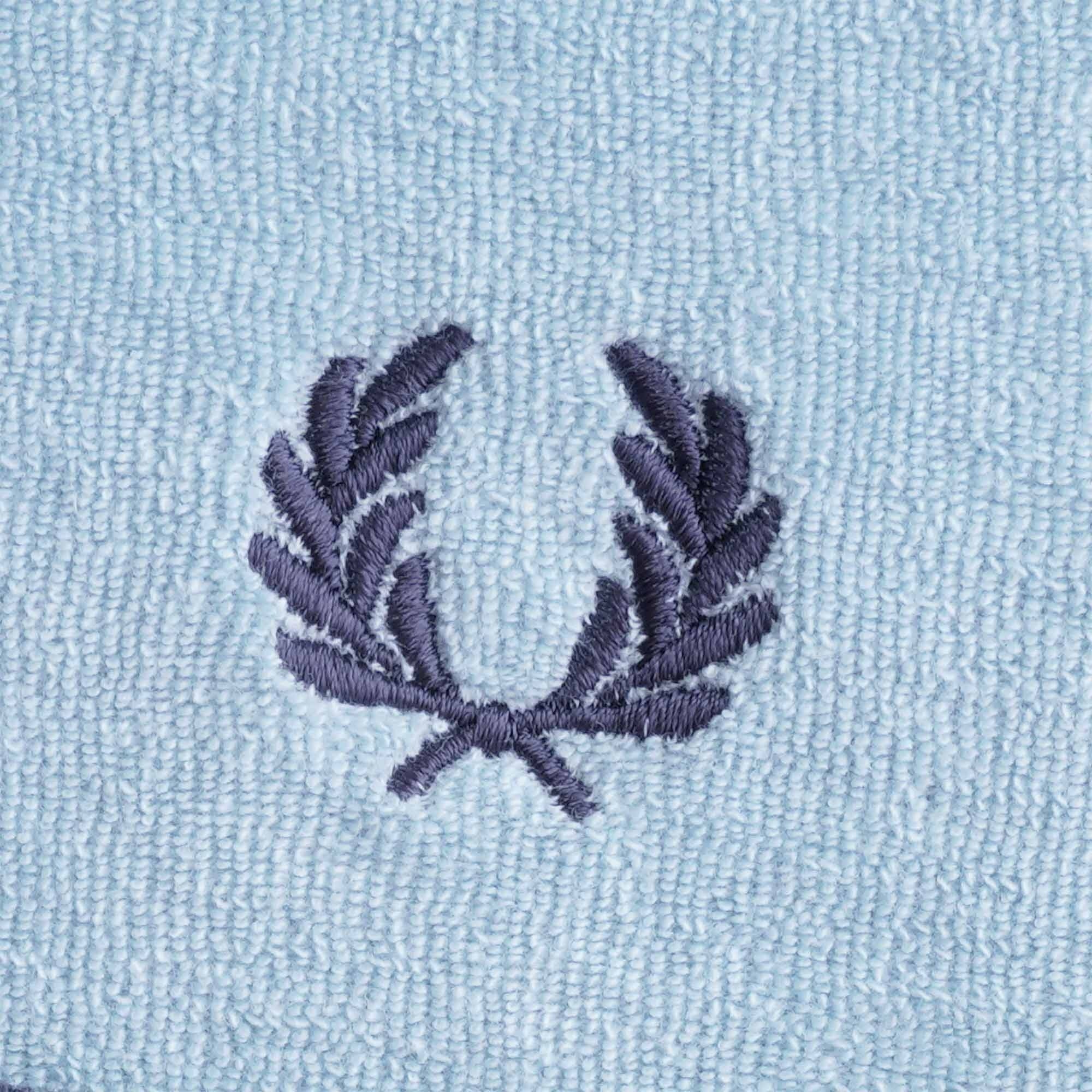 Fred Perry Reissues Towelling Polo Shirt - Fog Blue