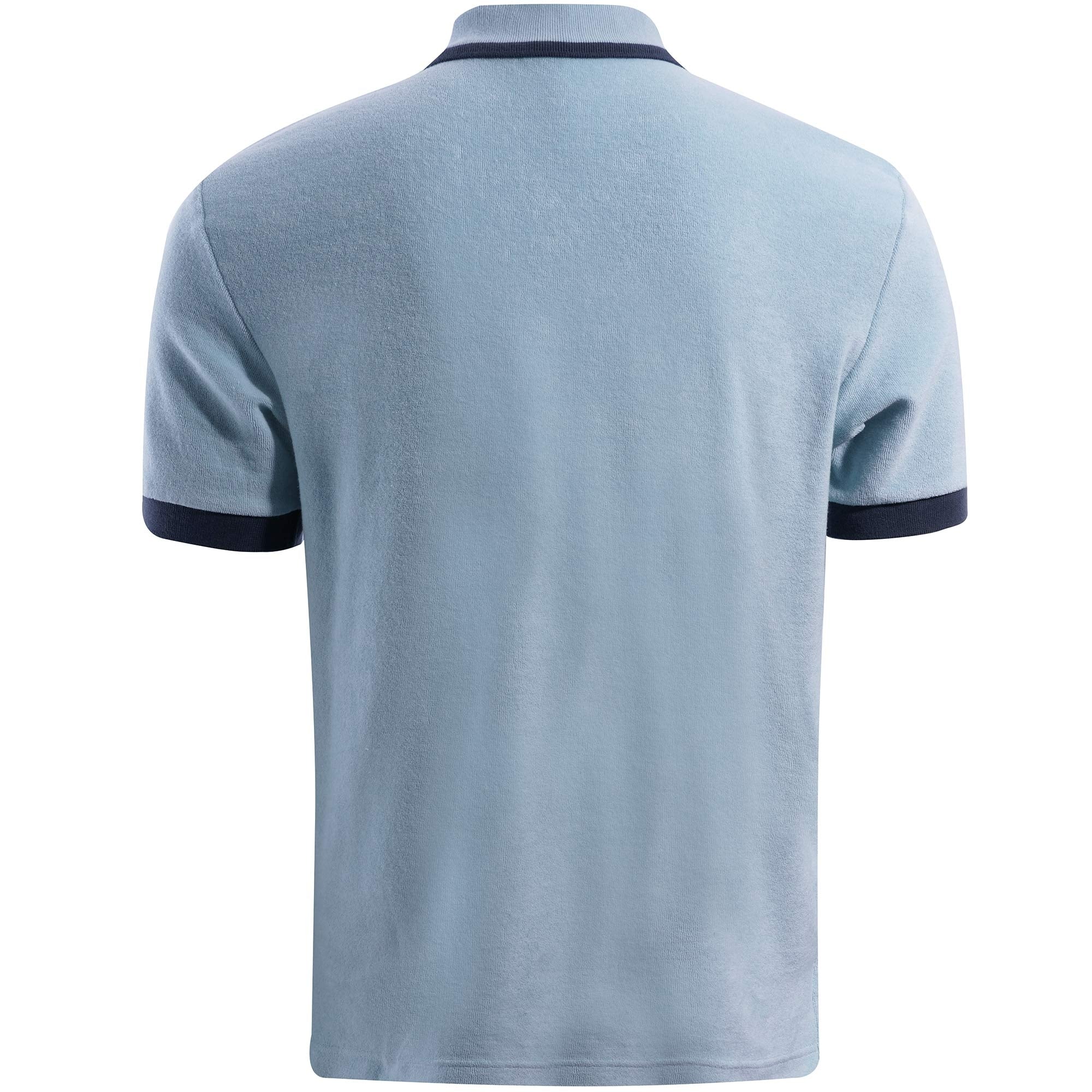 Fred Perry Reissues Towelling Polo Shirt - Fog Blue