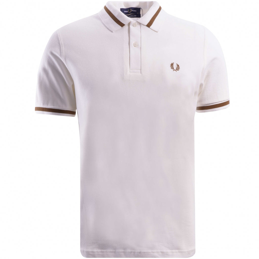 Fred Perry Reissues M2 Single Tipped Polo Shirt - Snow White