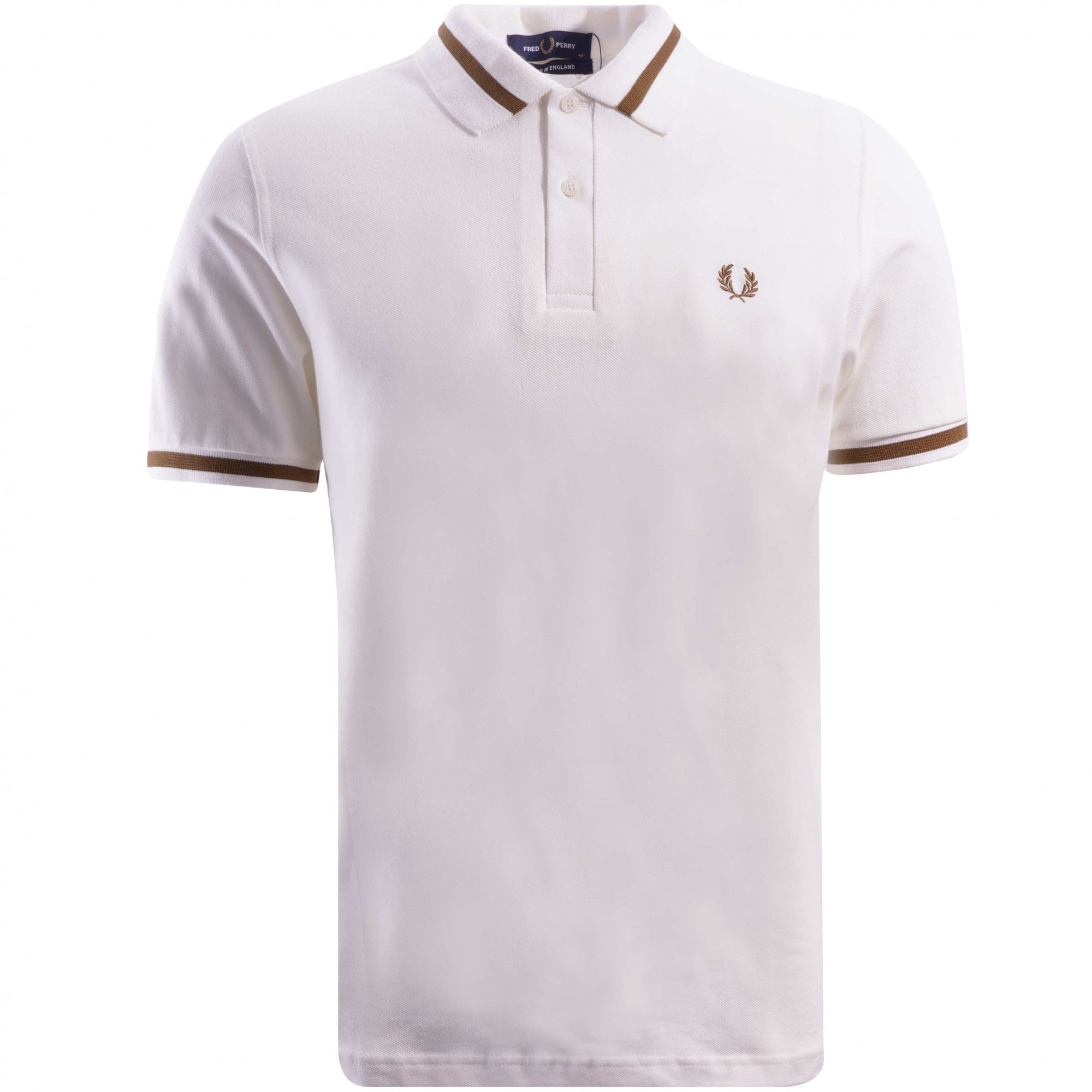 Fred Perry Reissues M2 Single Tipped Polo Shirt - Snow White