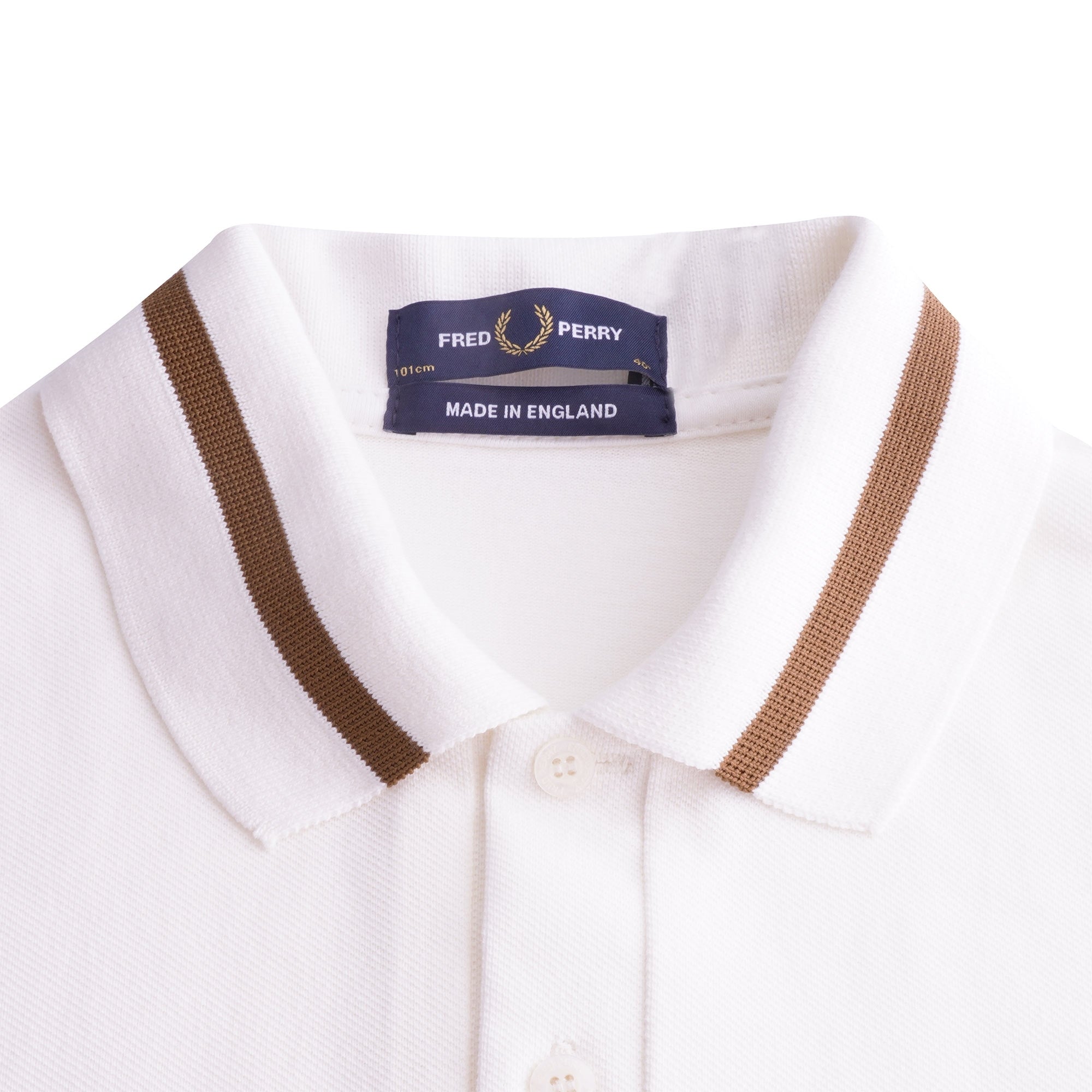 Fred Perry Reissues M2 Single Tipped Polo Shirt - Snow White