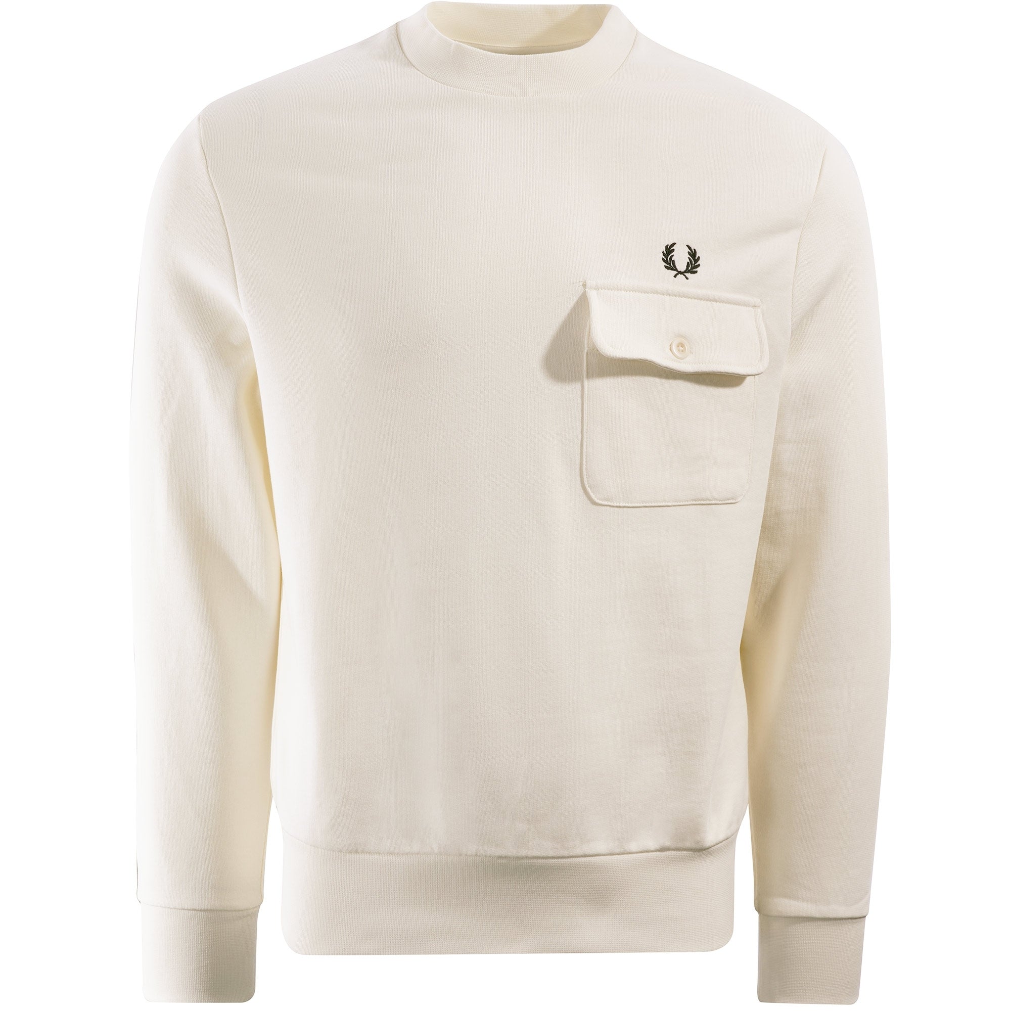 Fred Perry Reissues Pocket Detail Sweatshirt - Ecru