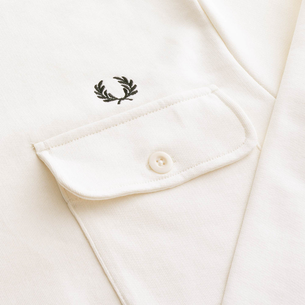 Fred Perry Reissues Pocket Detail Sweatshirt - Ecru