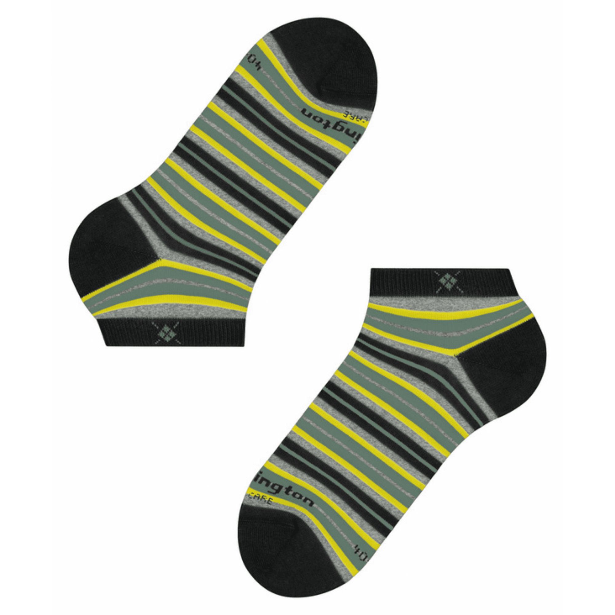 Burlington Socks Lido Club Socks - Black Stripe
