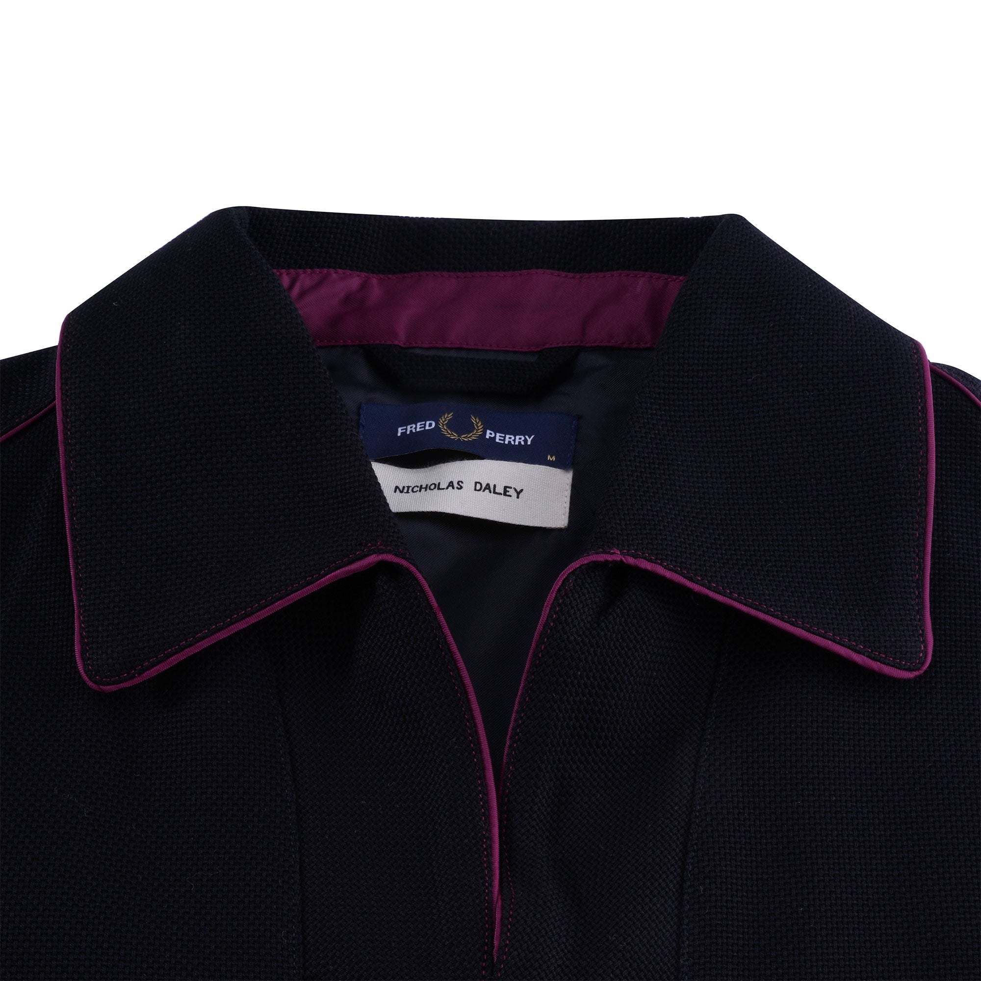 Fred Perry X Nicholas Daley Short Sleeve Overshirt - Black