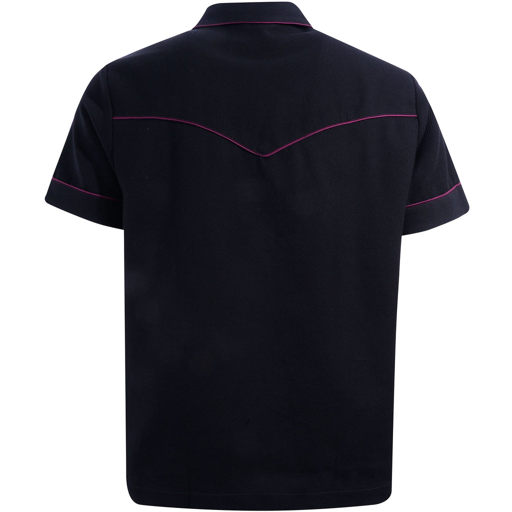 Fred Perry X Nicholas Daley Short Sleeve Overshirt - Black