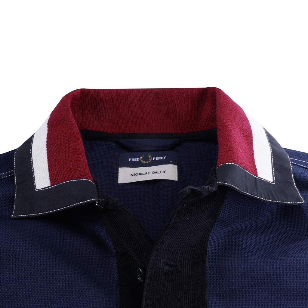 Fred Perry X Nicholas Daley Four Pocket Overshirt - Bright Navy