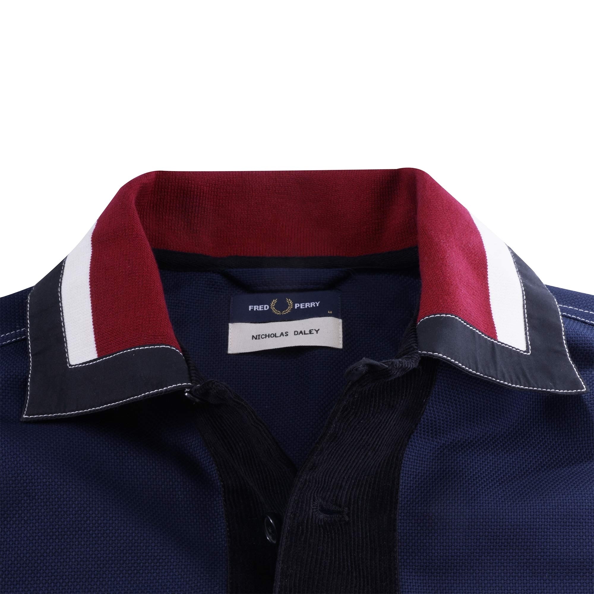 Fred Perry X Nicholas Daley Four Pocket Overshirt - Bright Navy