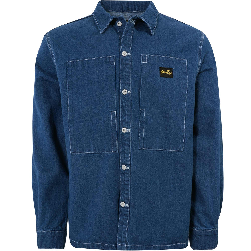 Stan Ray Prison Shirt - Stonewashed Denim