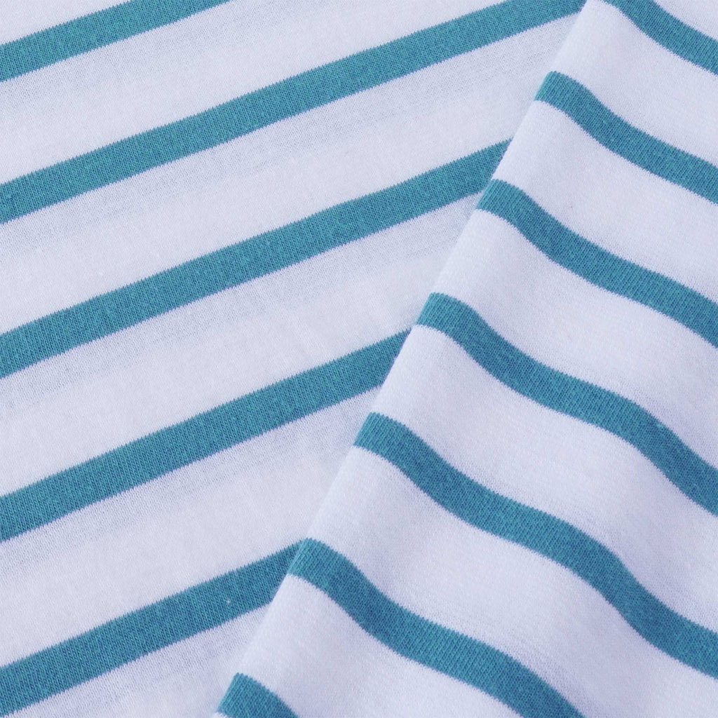 Armor Lux Sailor T-Shirt - Milk/Lagoon Arm