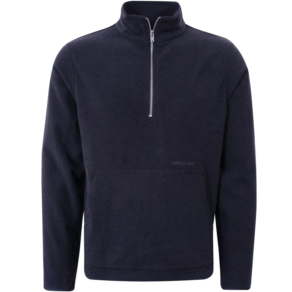 Norse Projects Frederik Fleece Half Zip - Black