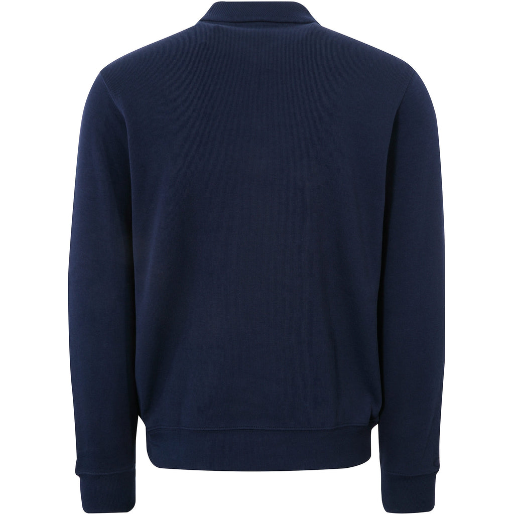 Lacoste 1/4 Zip Sweatshirt - Blue Marine