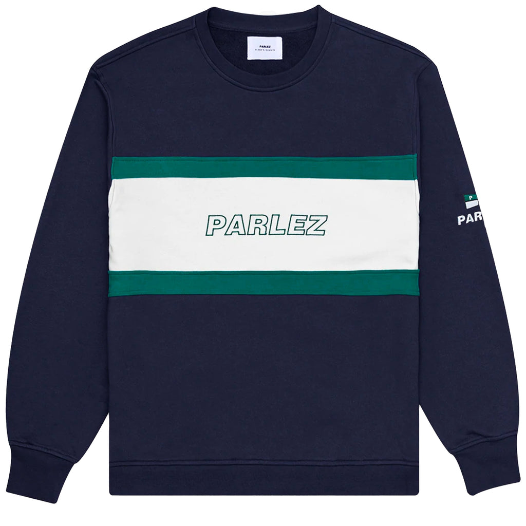 Parlez Sanderson Crew Neck Sweatshirt - Navy