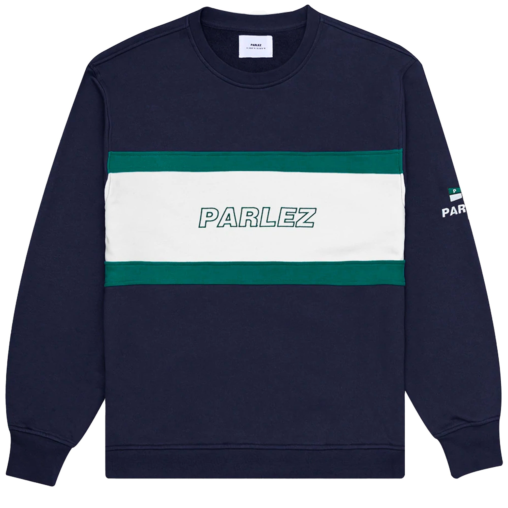 Parlez Sanderson Crew Neck Sweatshirt - Navy