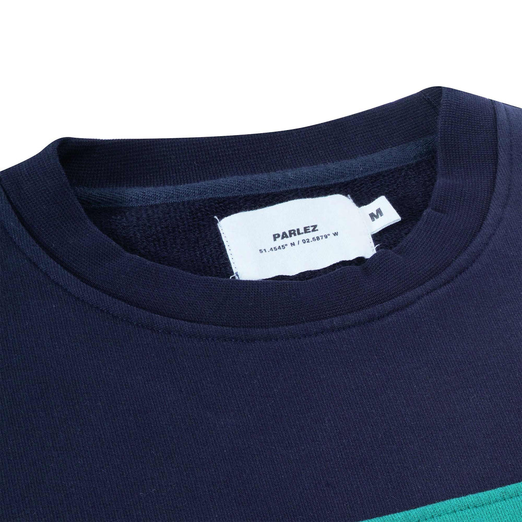 Parlez Sanderson Crew Neck Sweatshirt - Navy