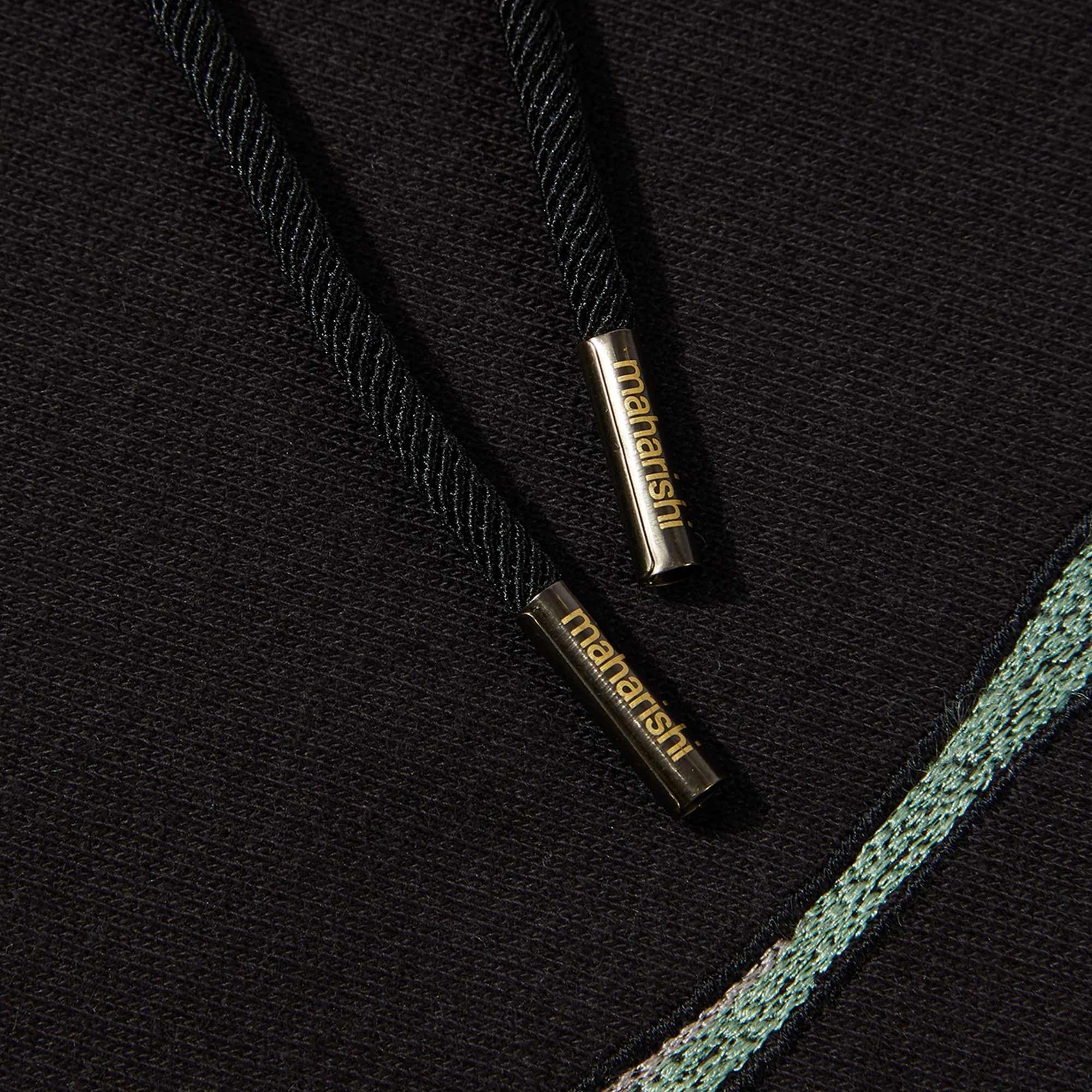 Maharishi Dragon & Tigers Hooded Sweat - Black