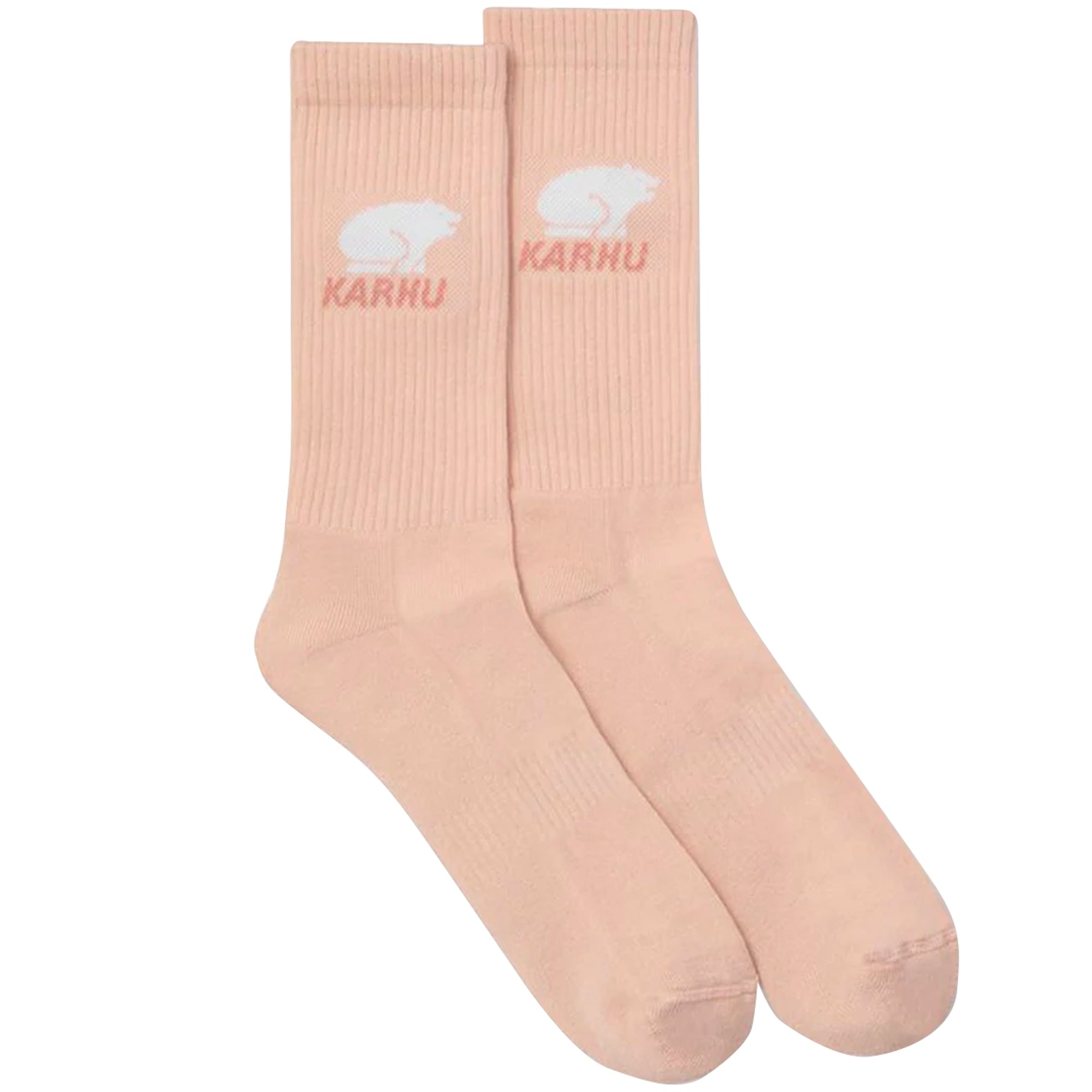 Karhu Classic Logo Sock - Peach Whip/White