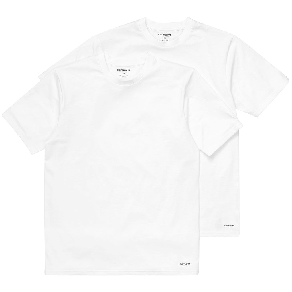 2 Pack Standard Crew Neck T-shirt - White