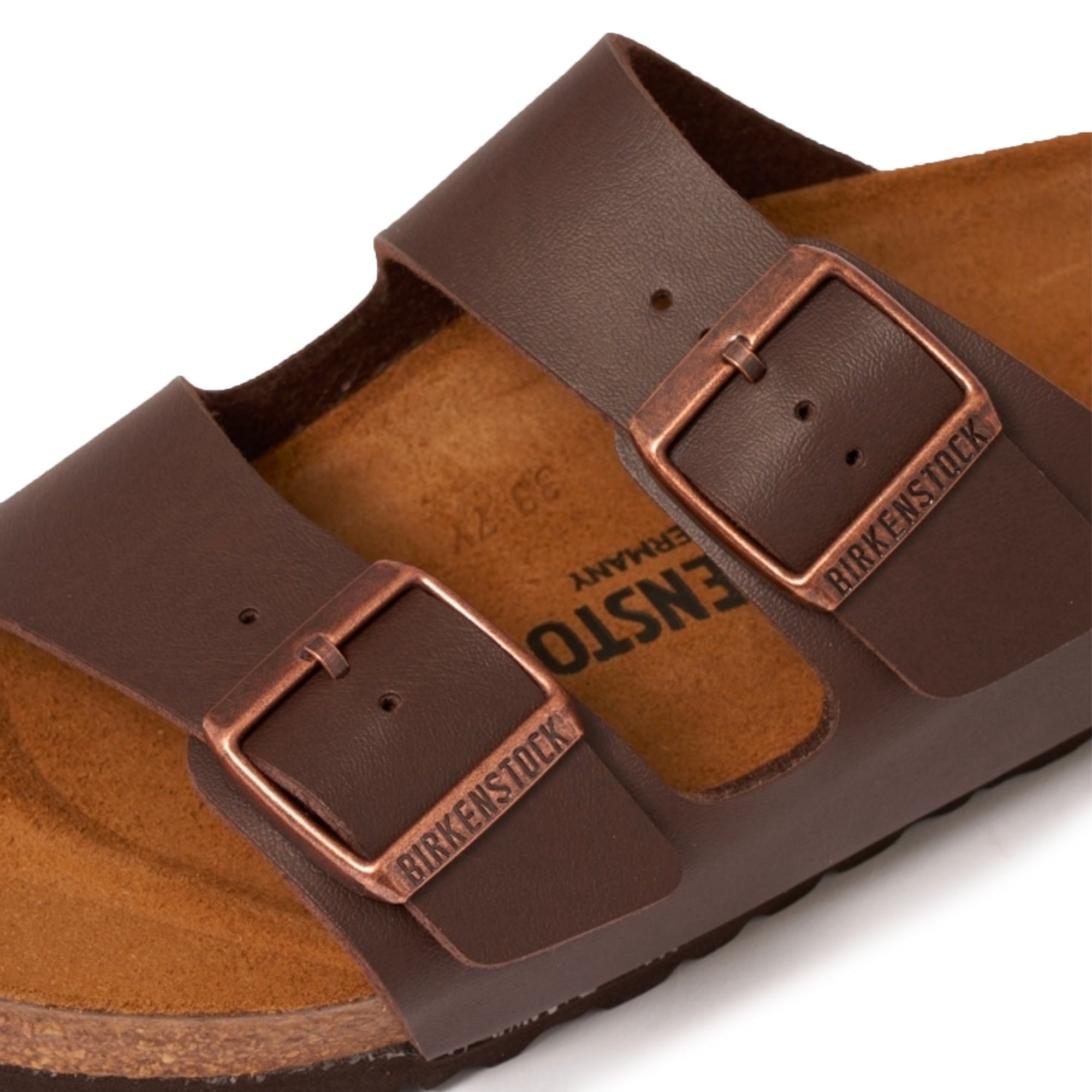 Birkenstock Womens Dark Brown Arizona Sandals