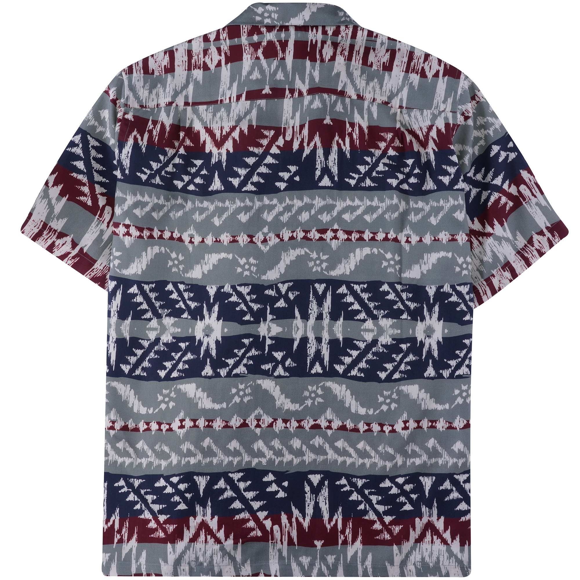 Portuguese Flannel Toki Shirt - Blue/Grey/Red