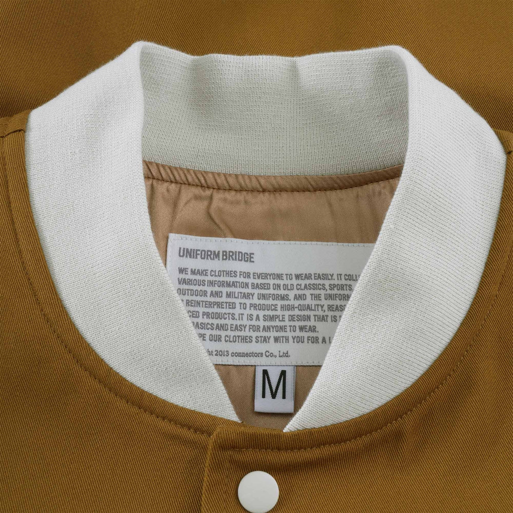 Uniform Bridge Stadium Jacket - Brown
