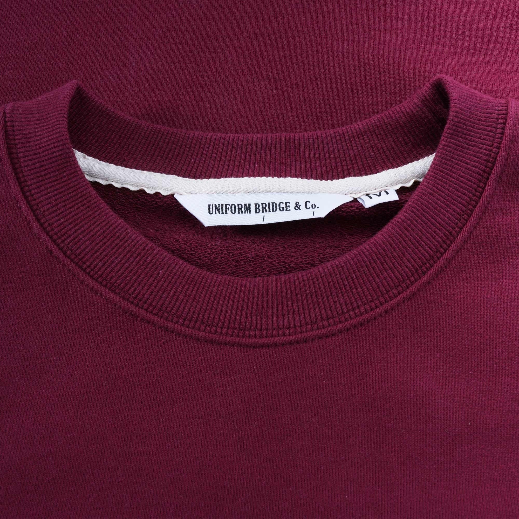 Uniform Bridge Athletic Dept Sweatshirt - Burgundy