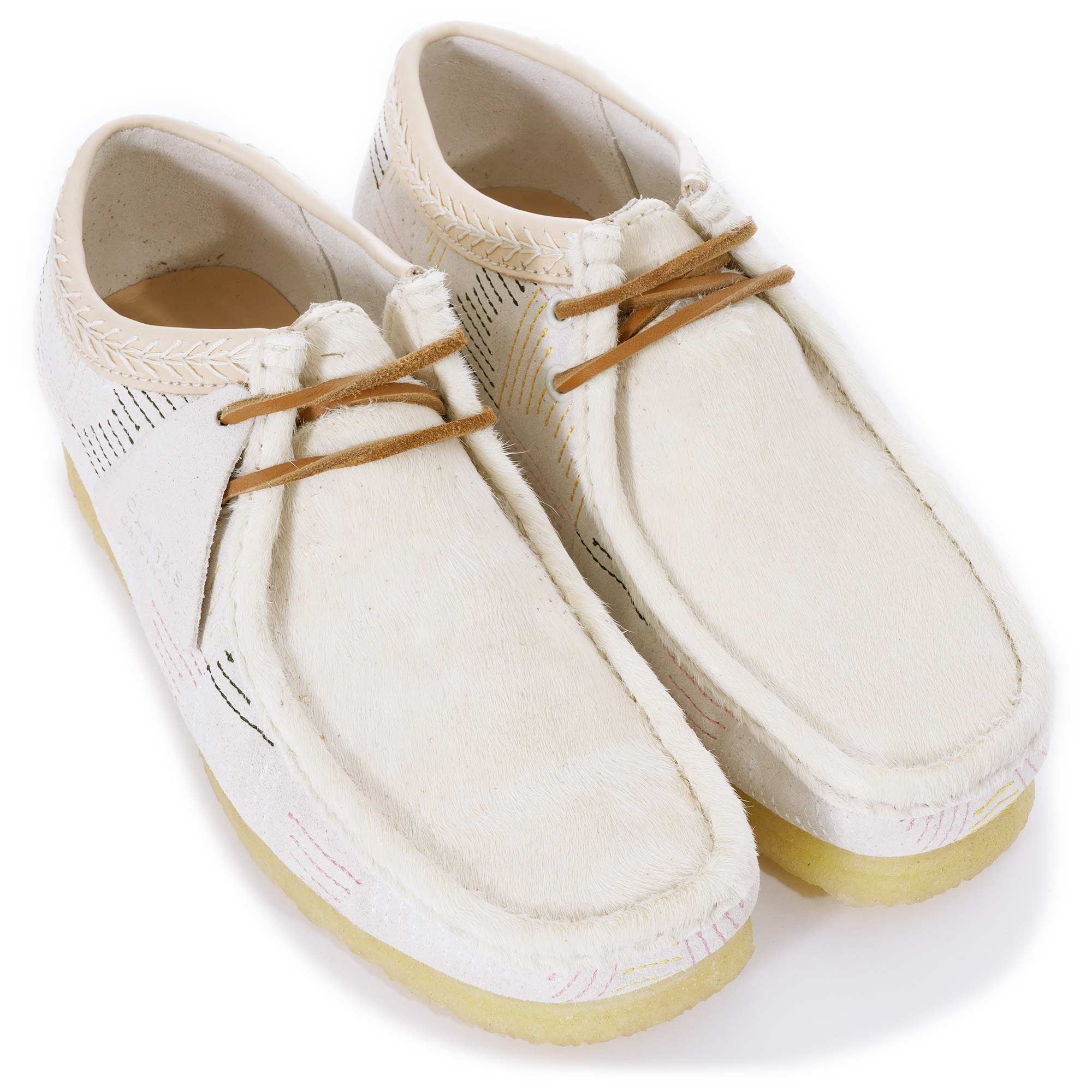 Clarks Originals Wallabee - Off White Hairy
