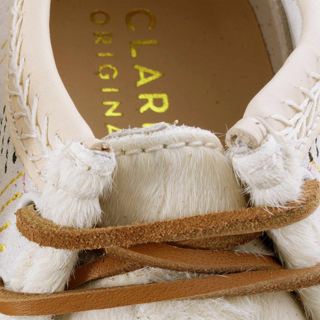 Clarks Originals Wallabee - Off White Hairy