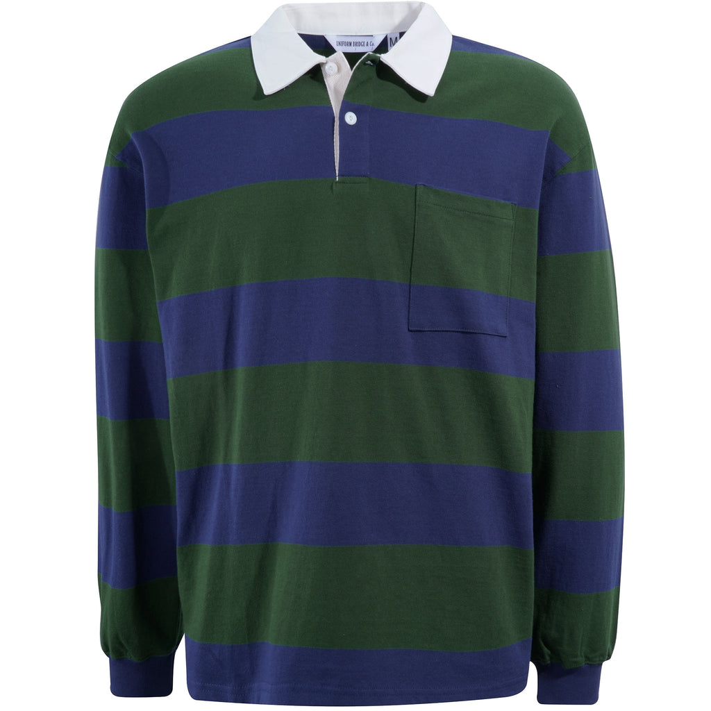Uniform Bridge Naval Collar Tee - Green